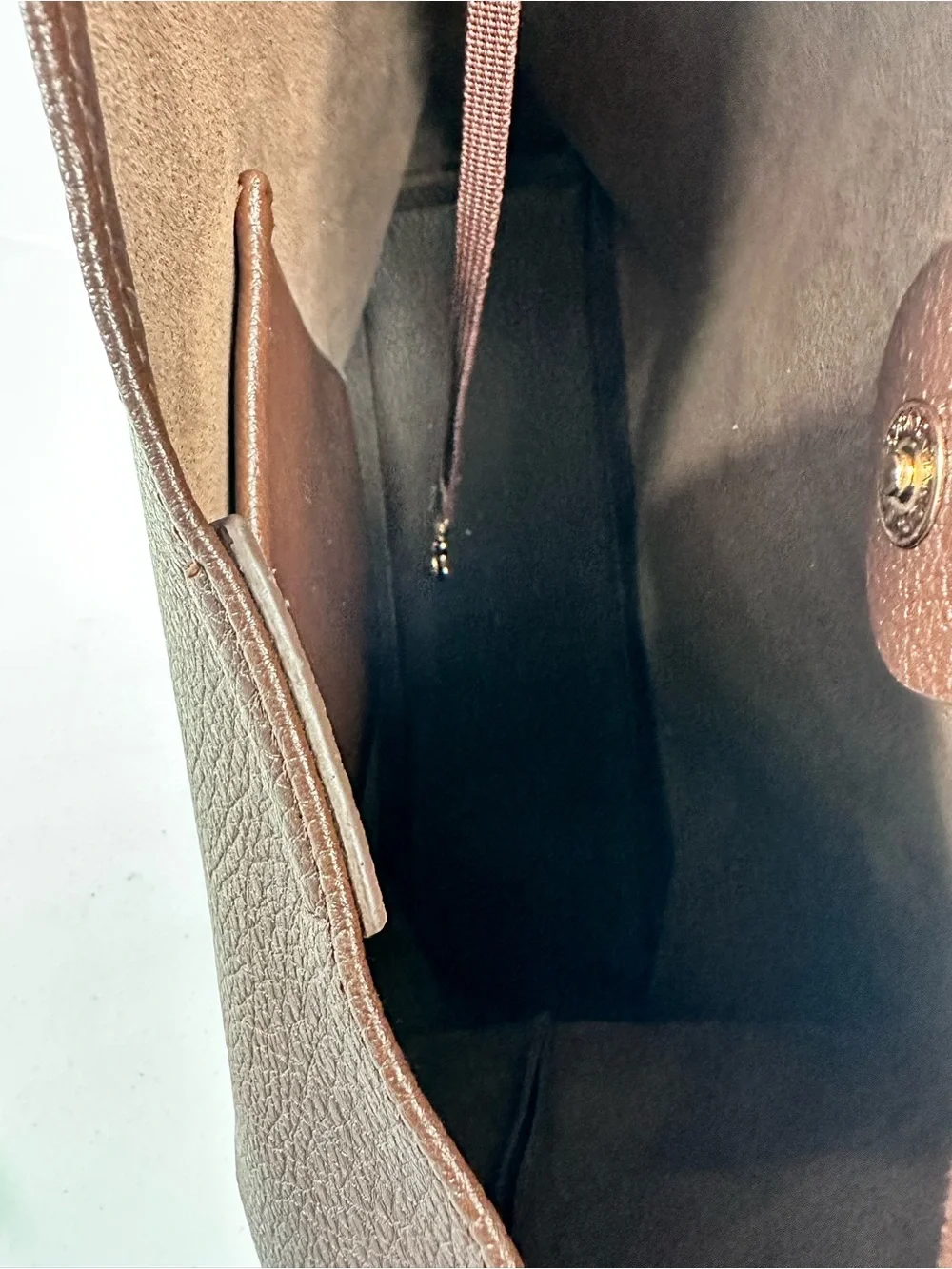 Hoxis Soft Vegan Leather Hobo Bag Coffee Brown Minimalist Shoulder Tote